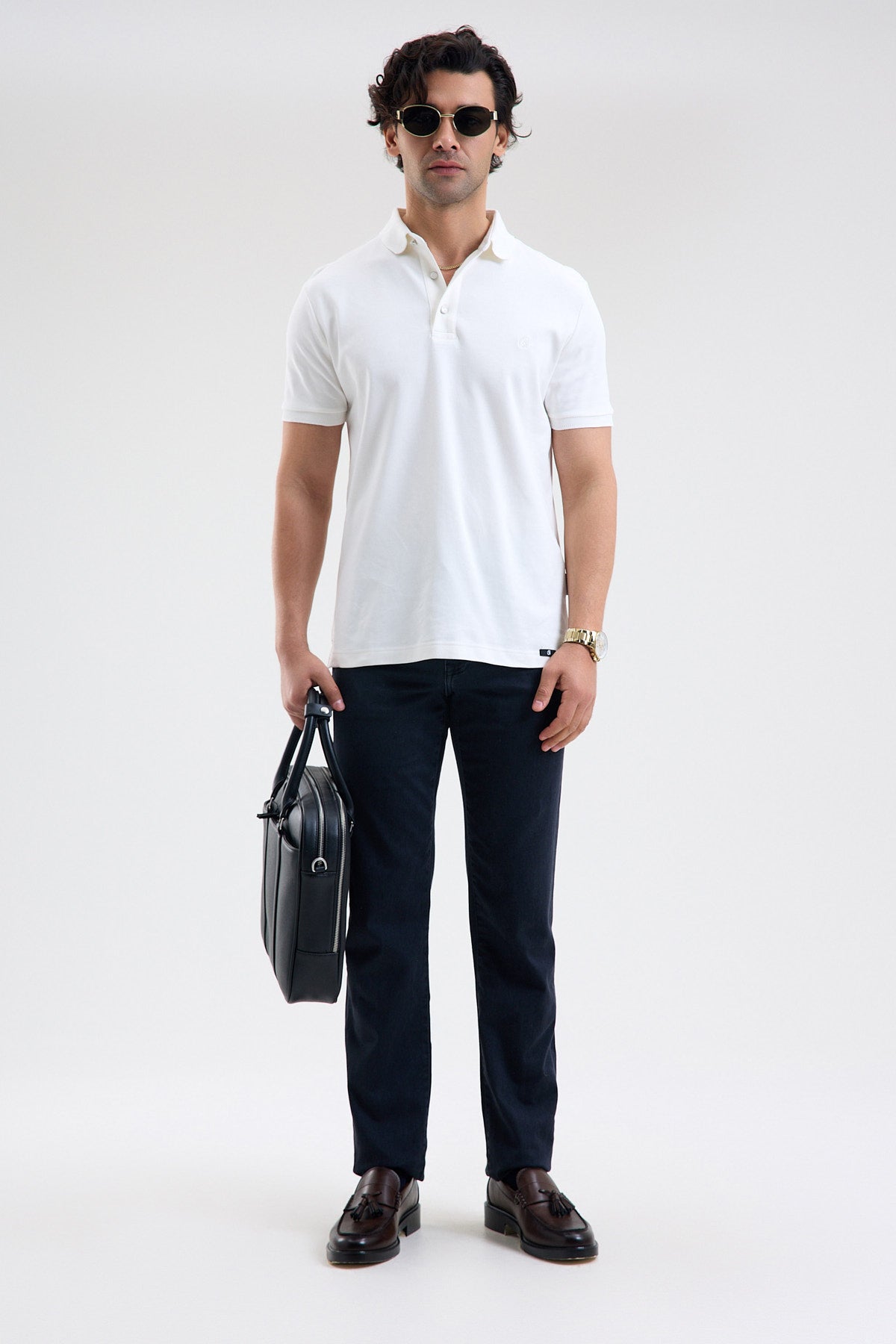 Microfiber Stretch Polo Shirt