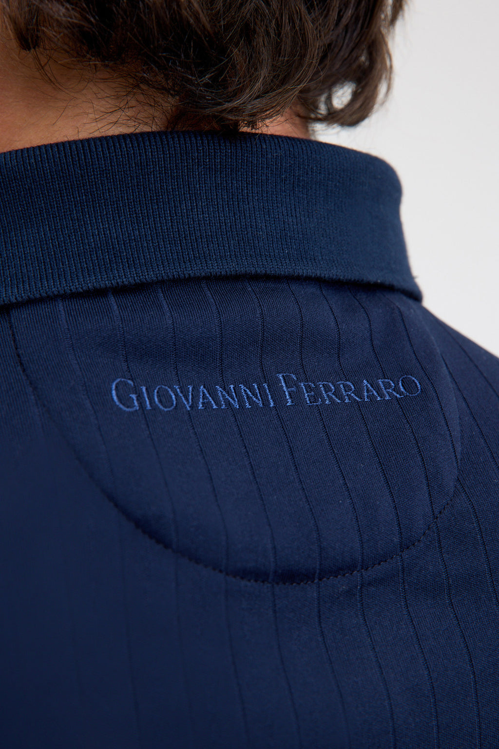 Textured Microfiber Stretch Polo Shirt