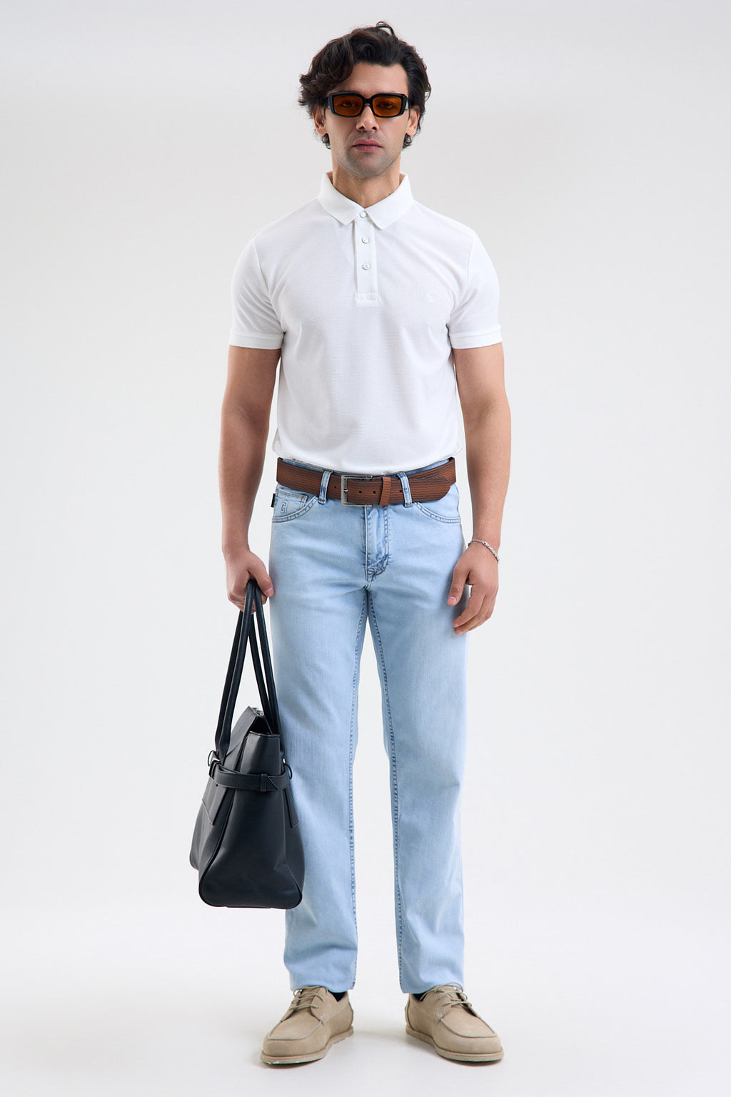 Cotton-Blend Stretch Denim Jeans