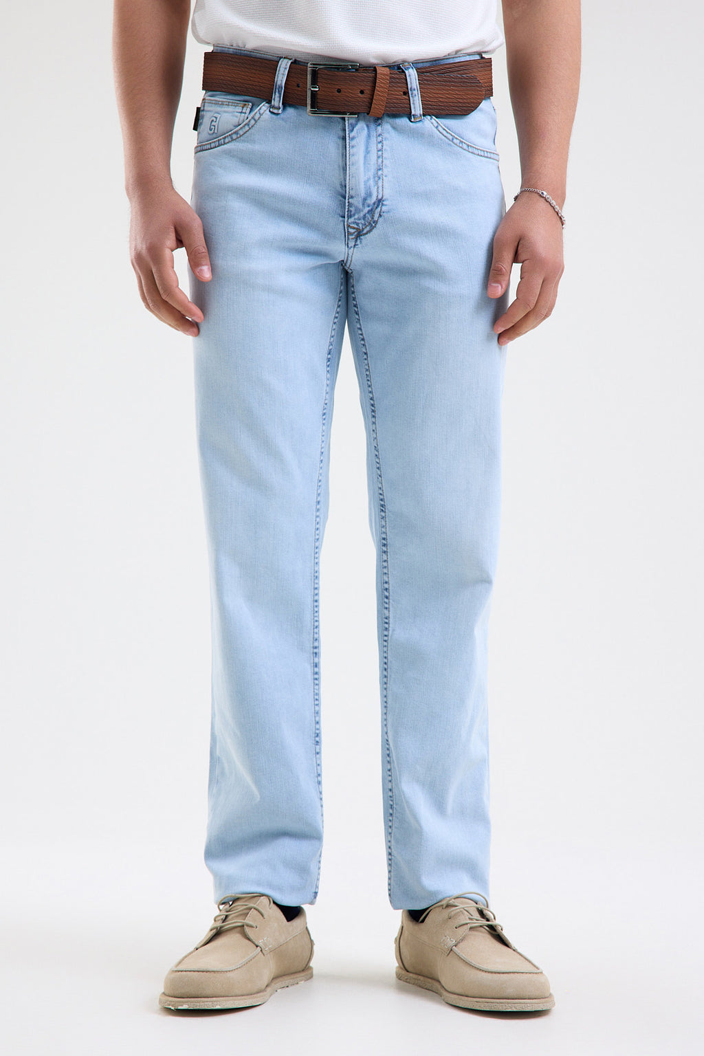 Cotton-Blend Stretch Denim Jeans