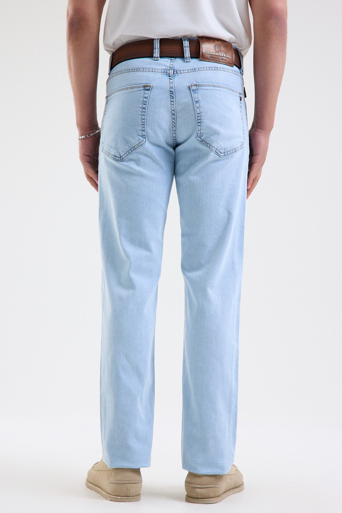 Cotton-Blend Stretch Denim Jeans