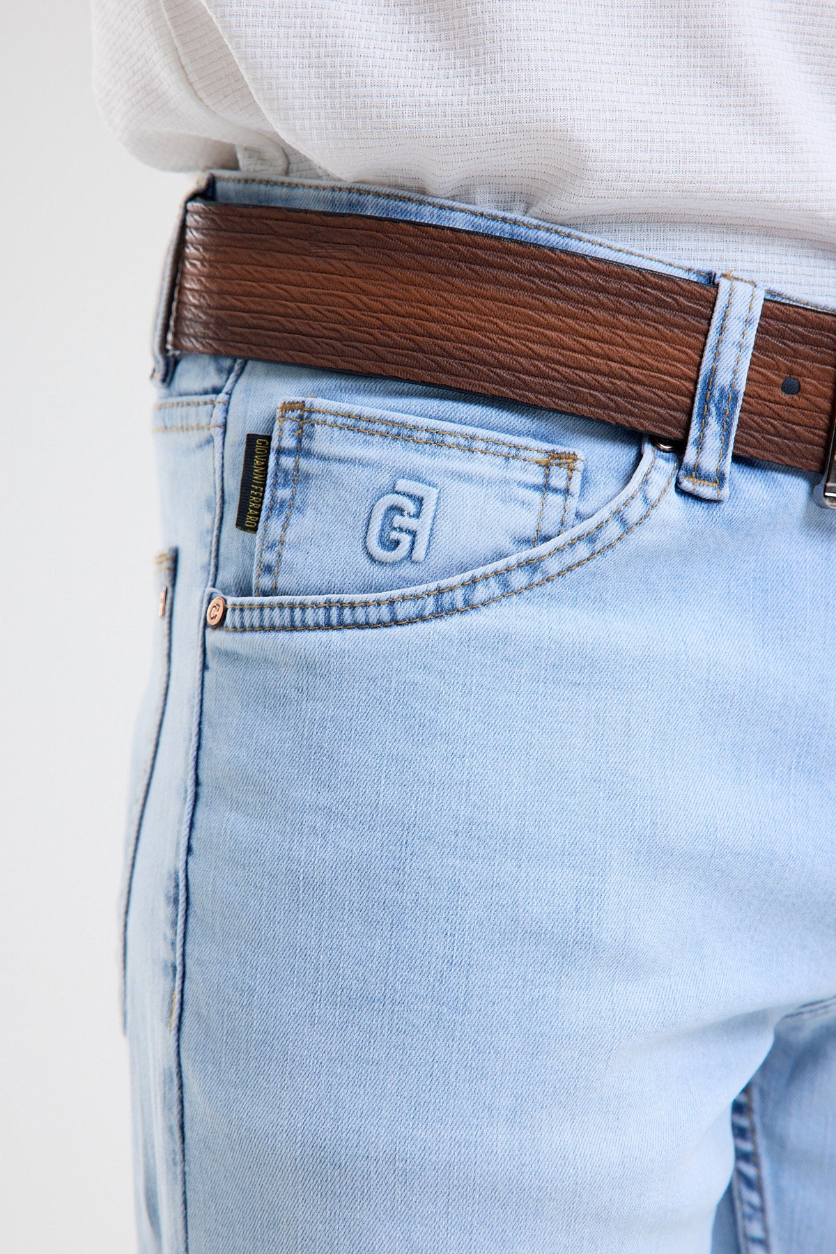 Cotton-Blend Stretch Denim Jeans