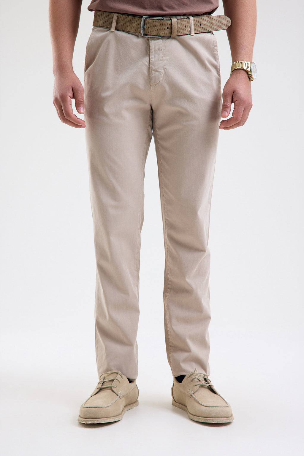 Tencel-Blend Stretch Trousers