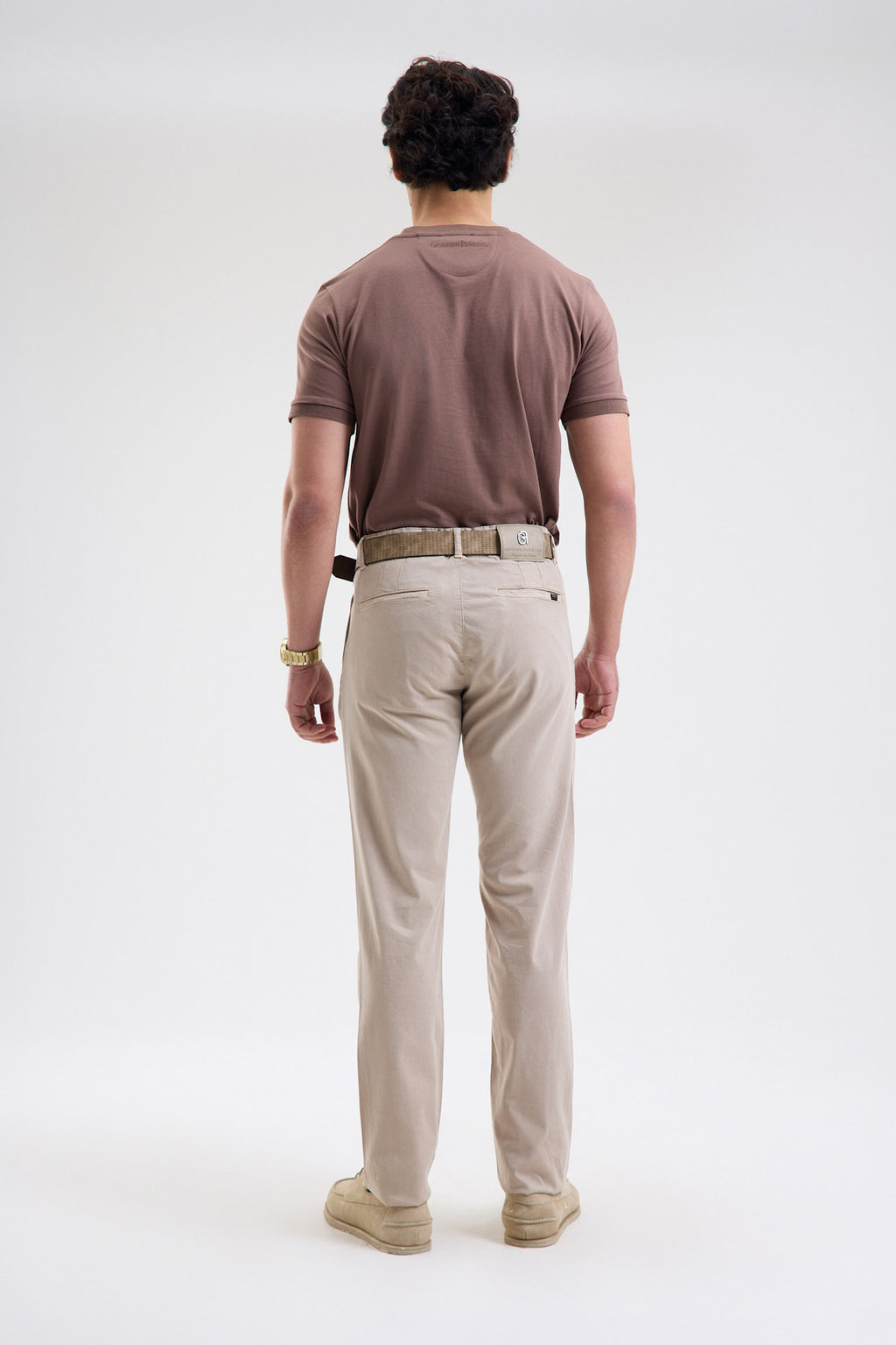 Tencel-Blend Stretch Trousers