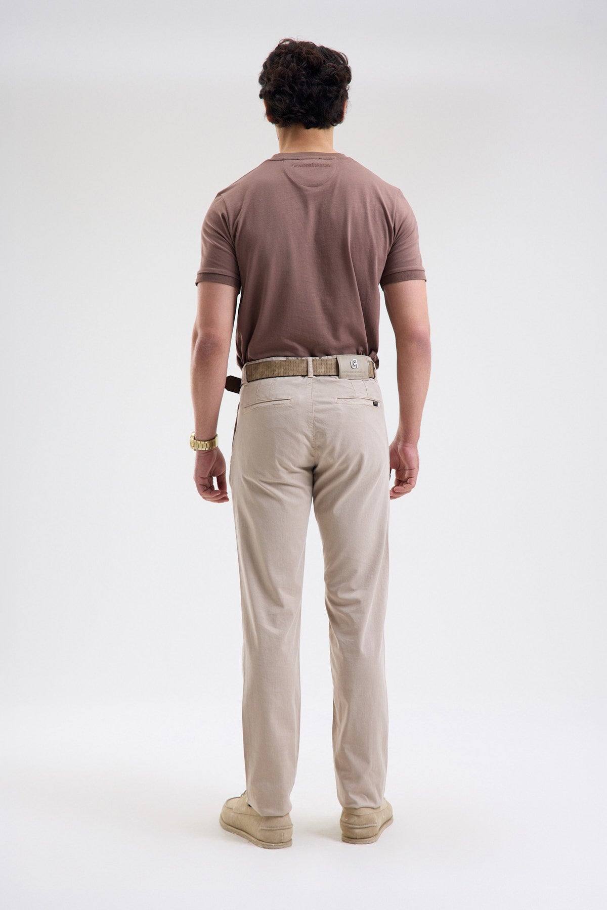 Tencel-Blend Stretch Trousers
