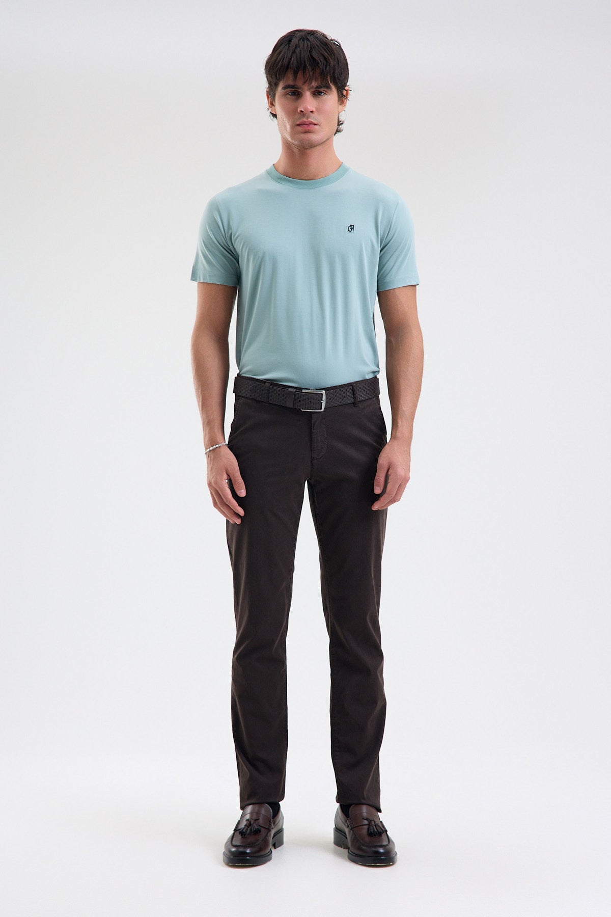 Tencel-Blend Stretch Trousers