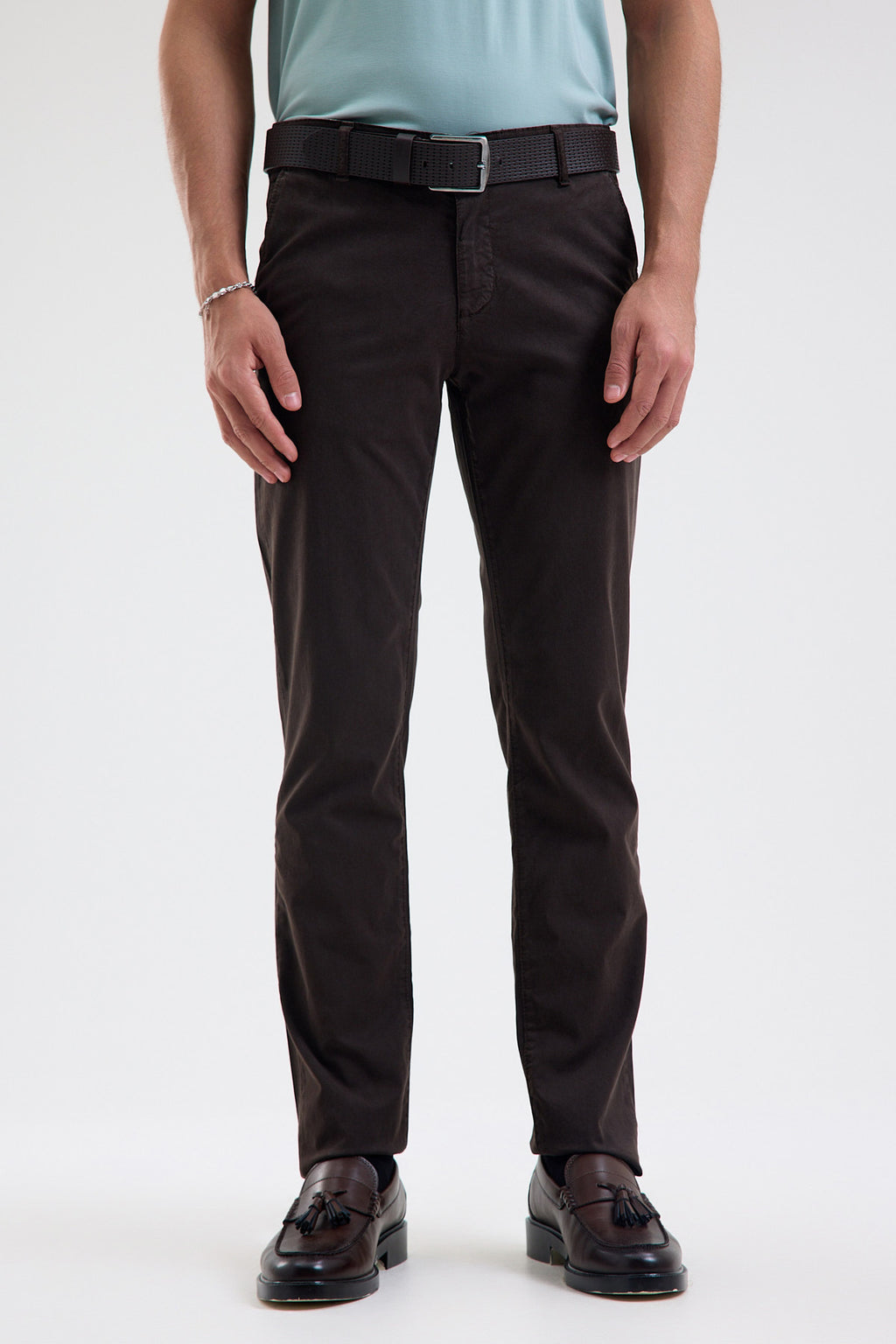 Tencel-Blend Stretch Trousers