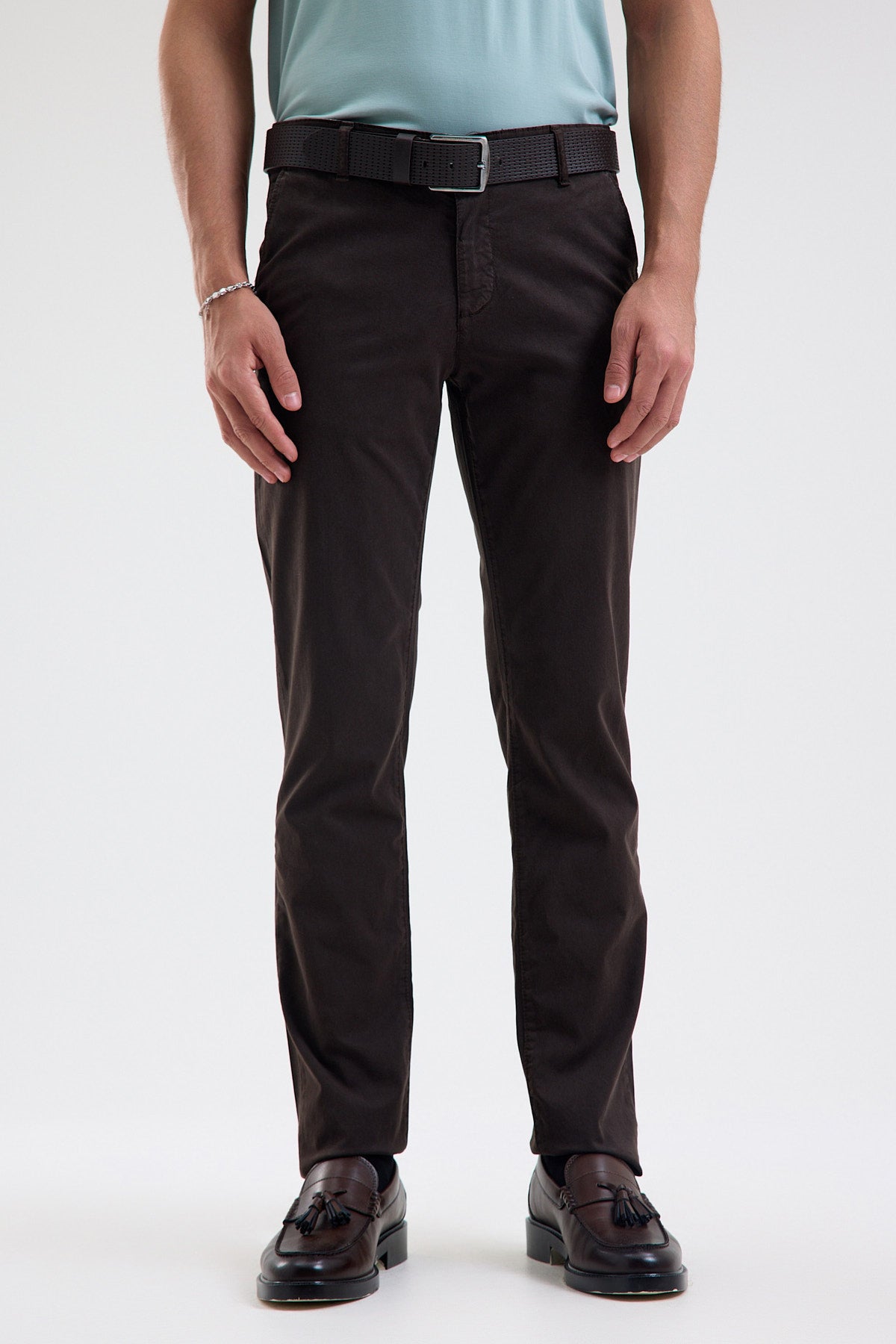 Tencel-Blend Stretch Trousers