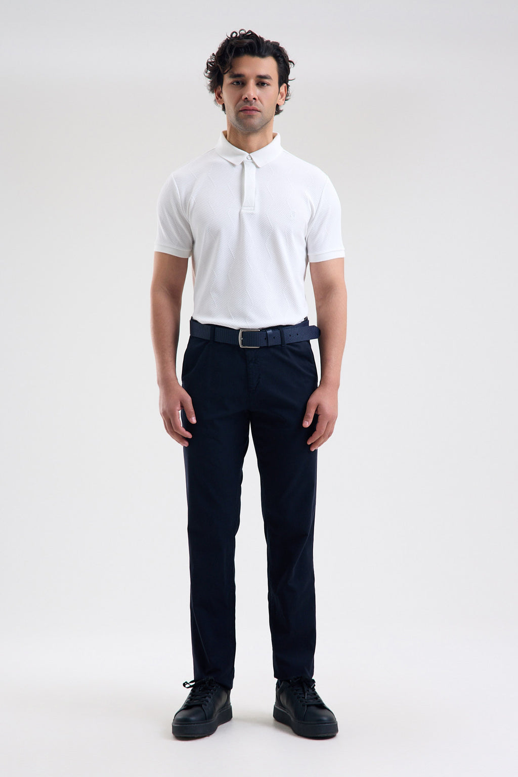 Tencel-Blend Stretch Trousers