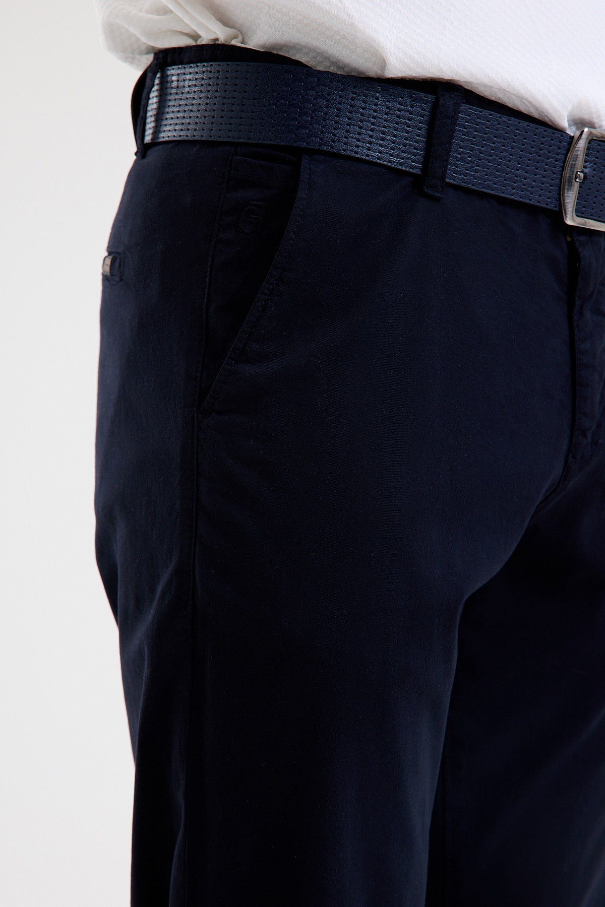Tencel-Blend Stretch Trousers
