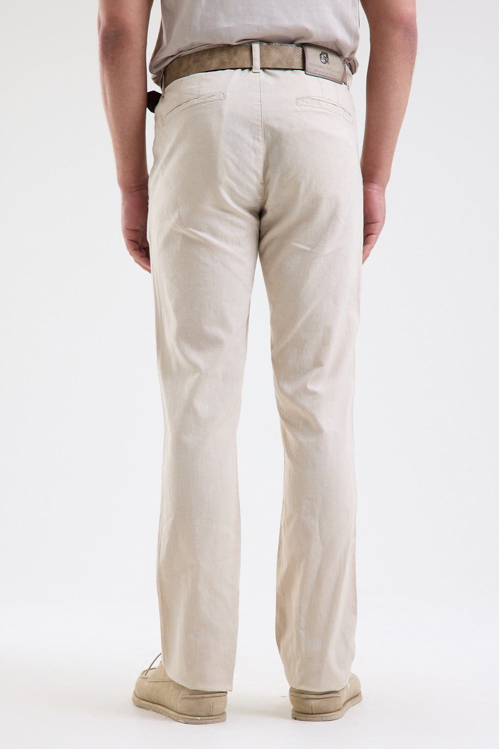 Tencel-Linen Blend Stretch Trousers