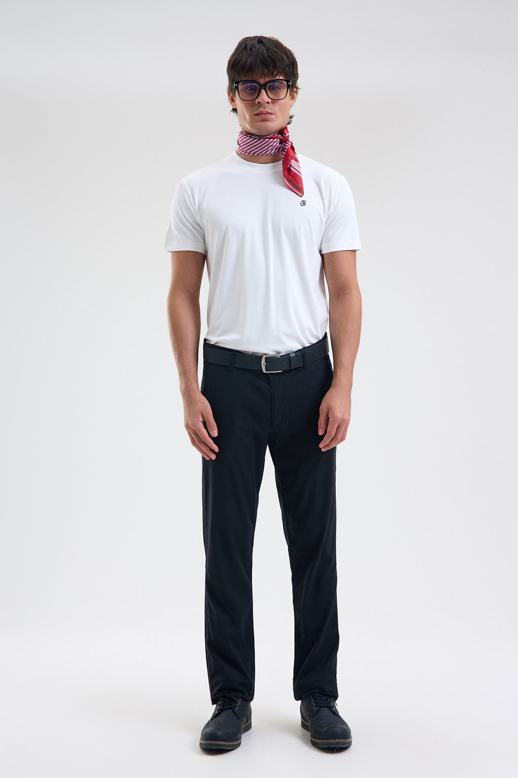 Tencel-Linen Blend Stretch Trousers