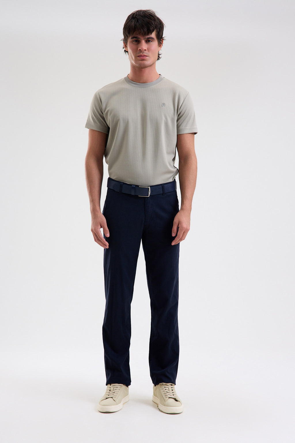 Tencel-Linen Blend Stretch Trousers