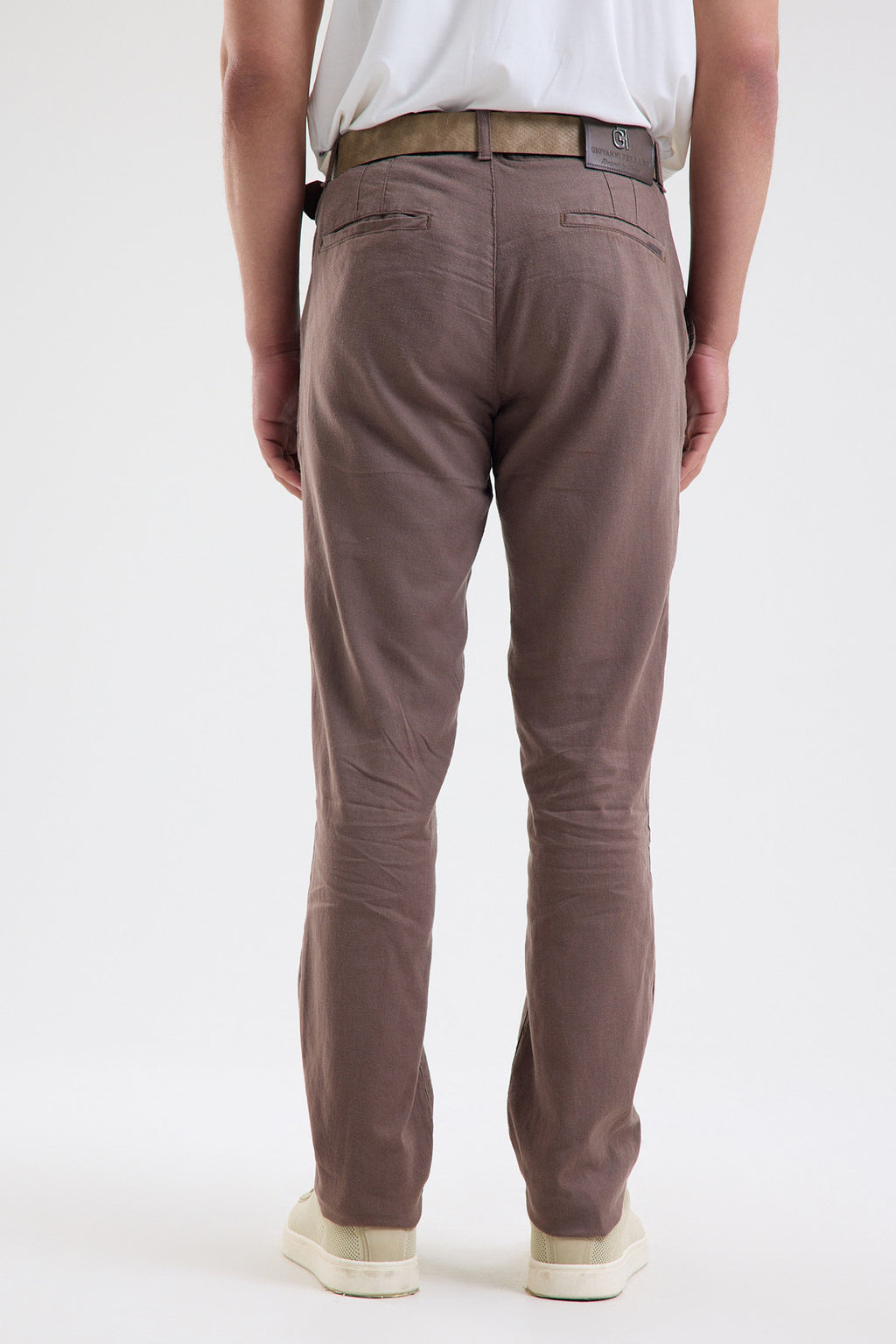 Tencel-Linen Blend Stretch Trousers