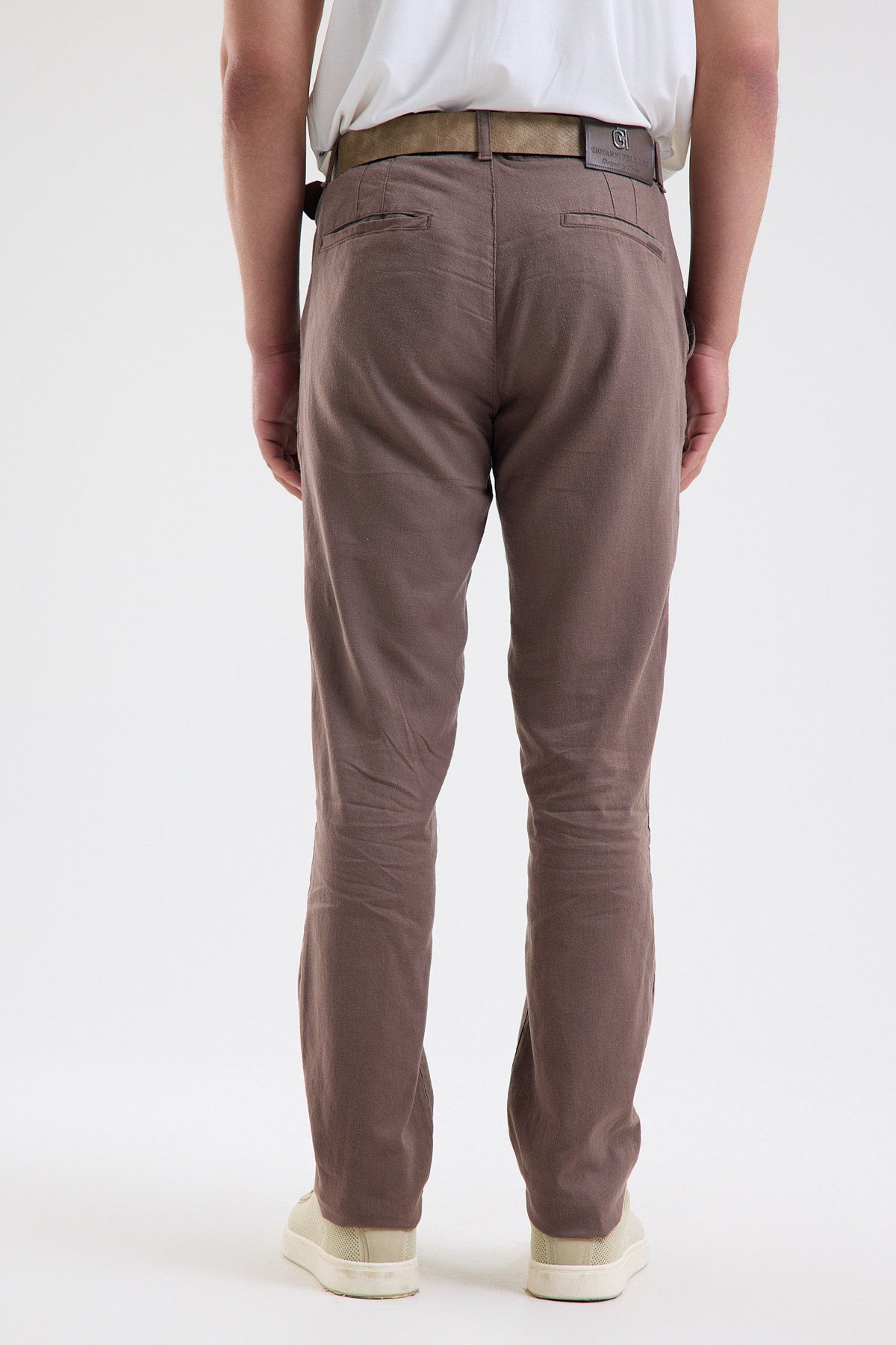 Tencel-Linen Blend Stretch Trousers
