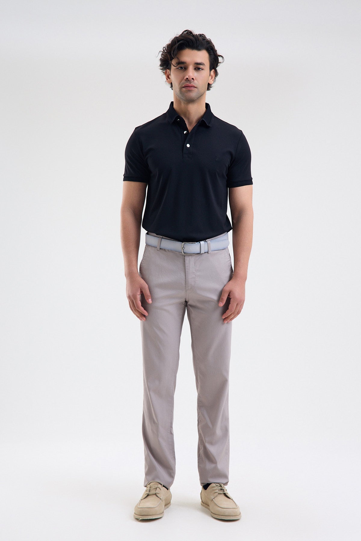 Tencel-Blend Stretch Trousers