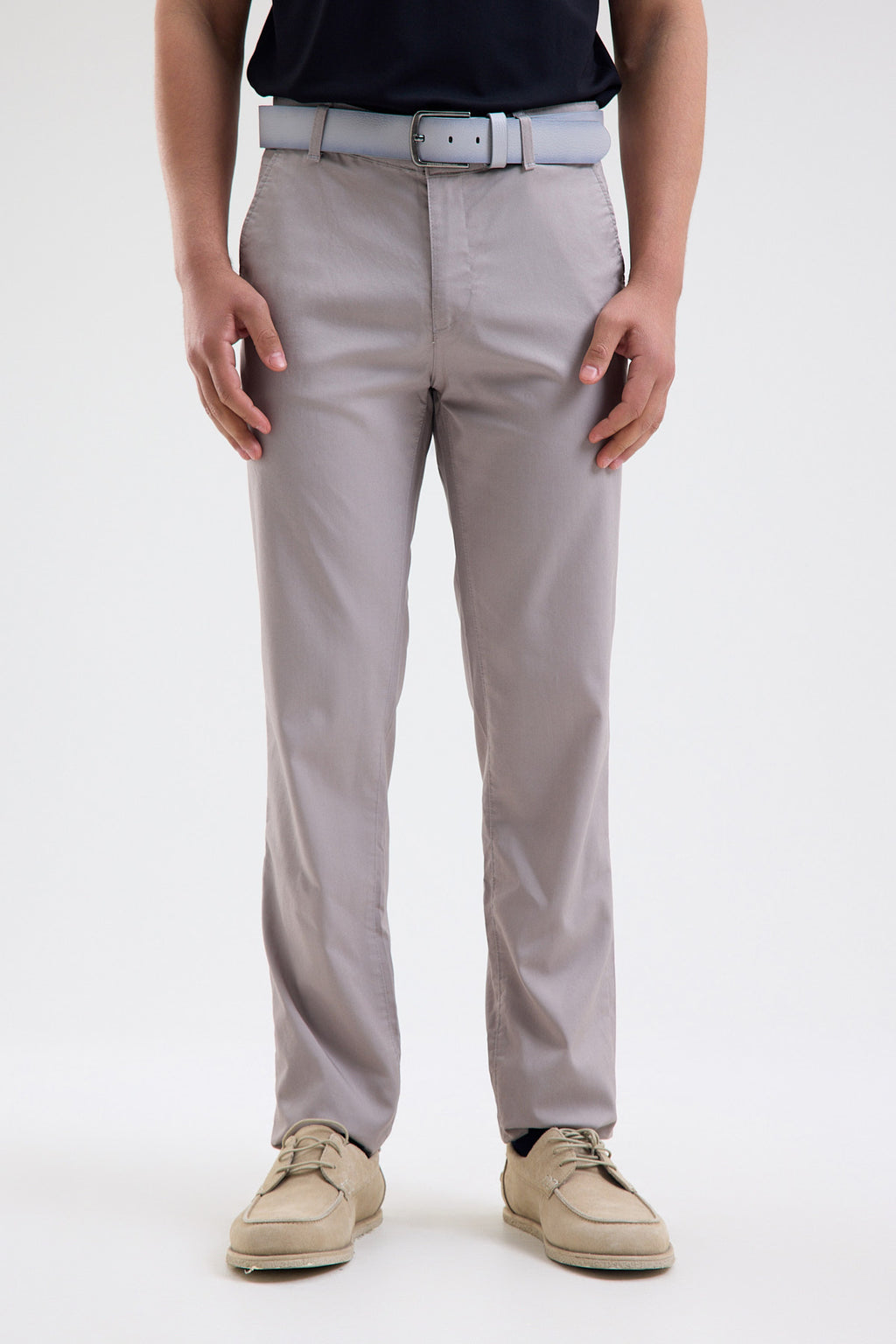 Tencel-Blend Stretch Trousers