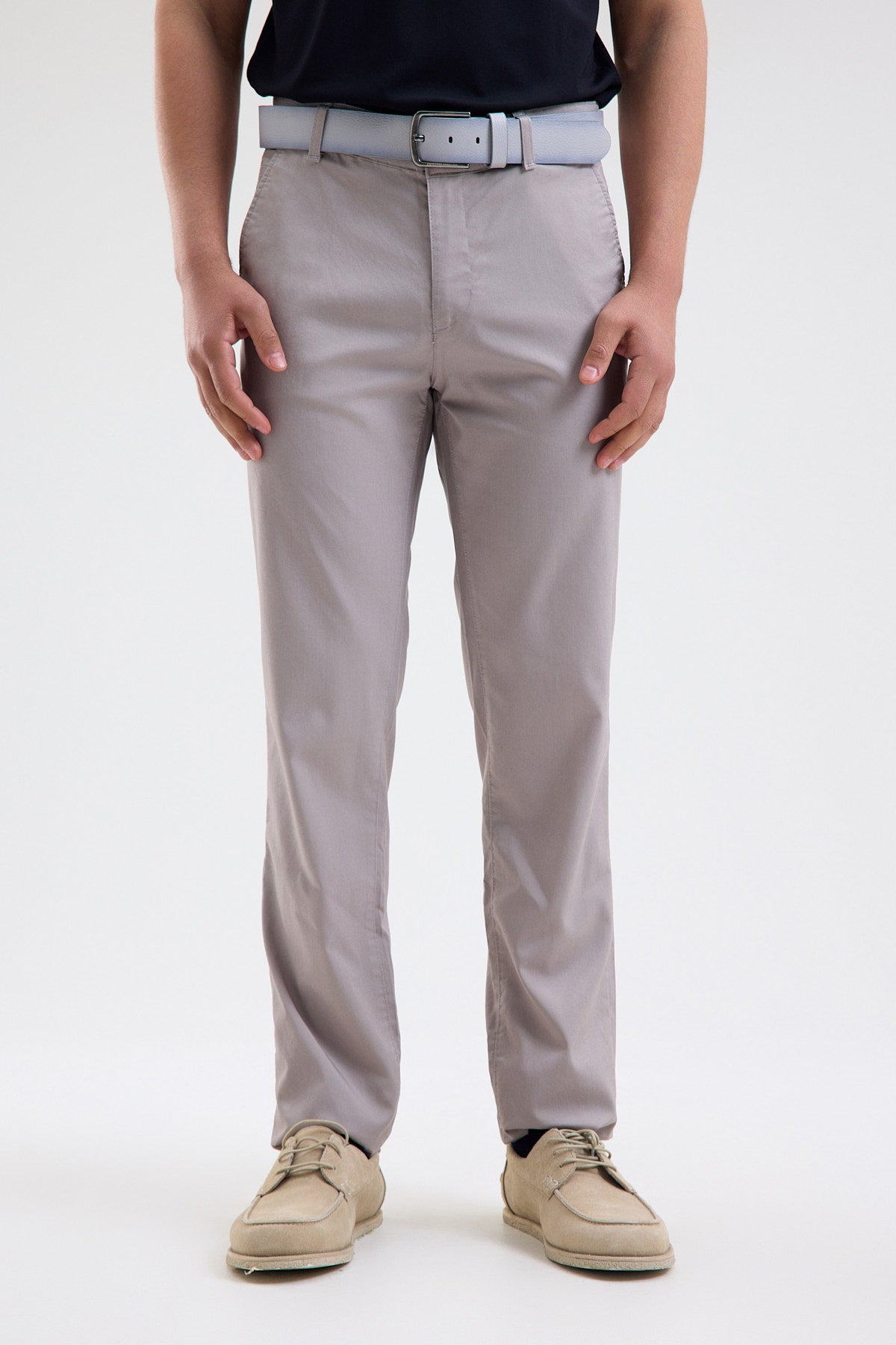 Tencel-Blend Stretch Trousers