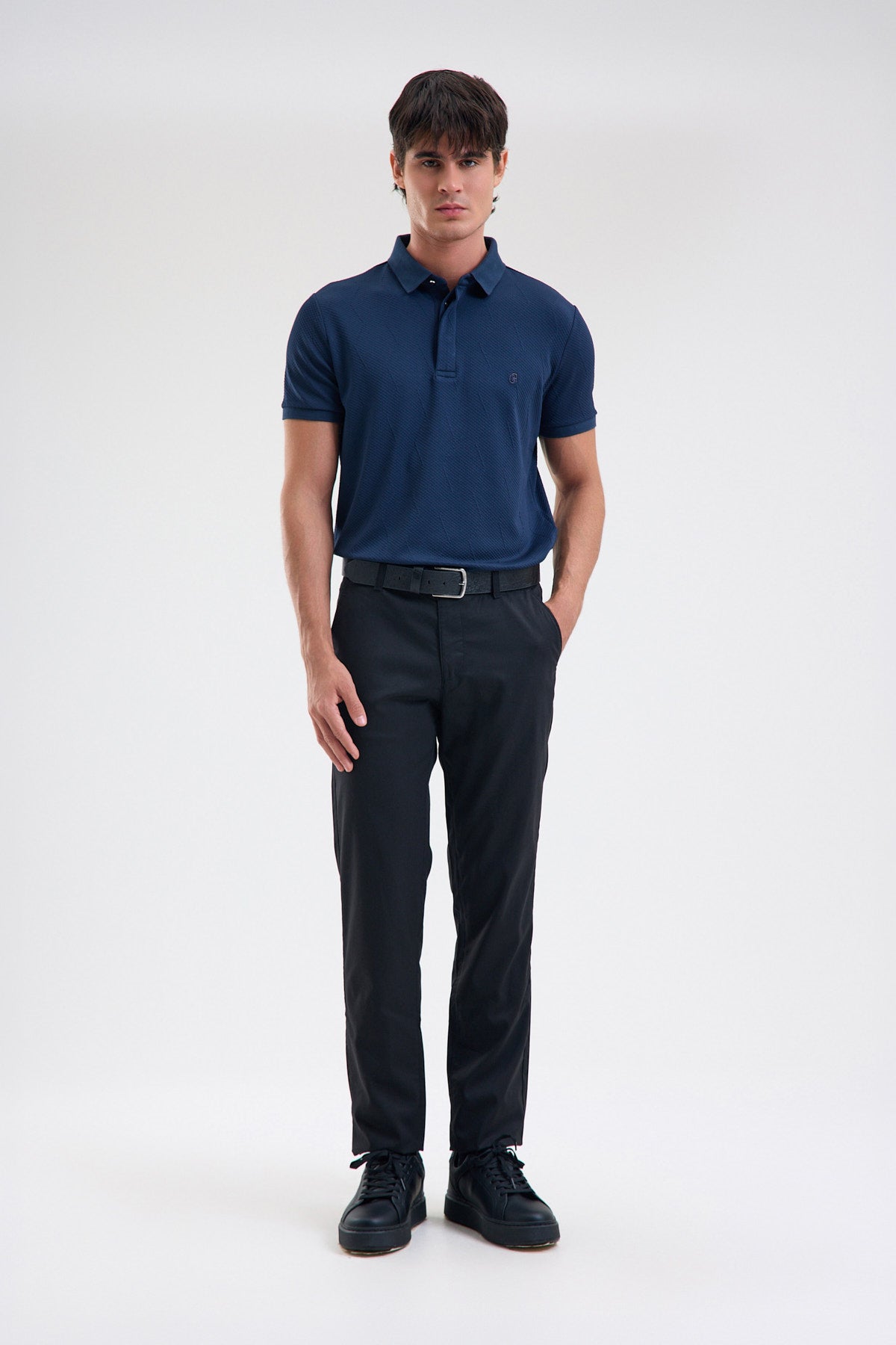 Tencel-Blend Stretch Trousers