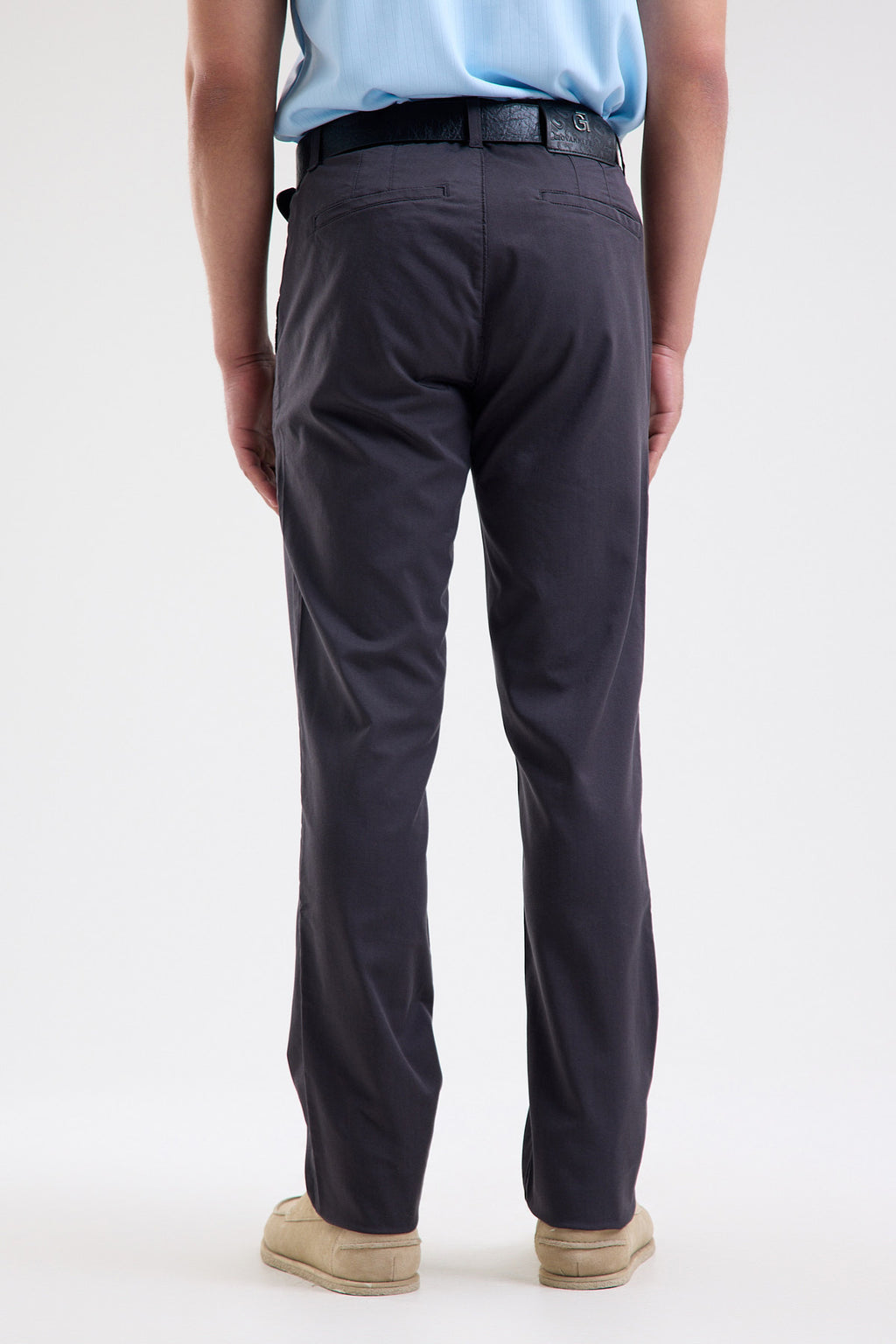 Tencel-Blend Stretch Trousers