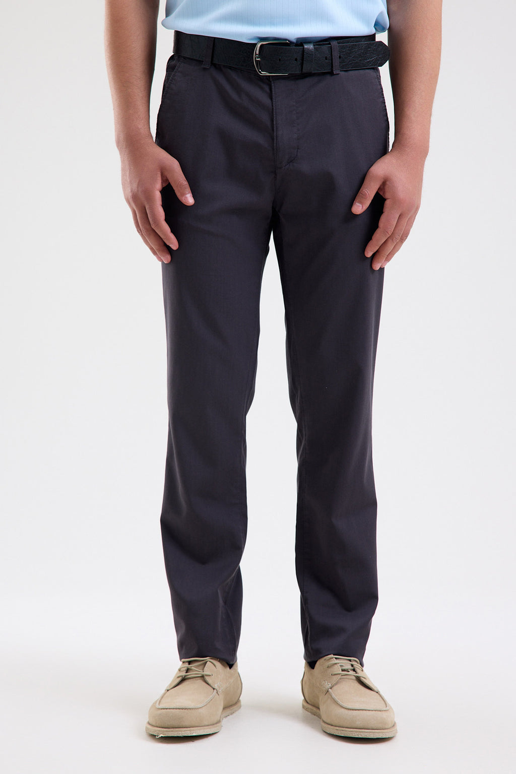 Tencel-Blend Stretch Trousers