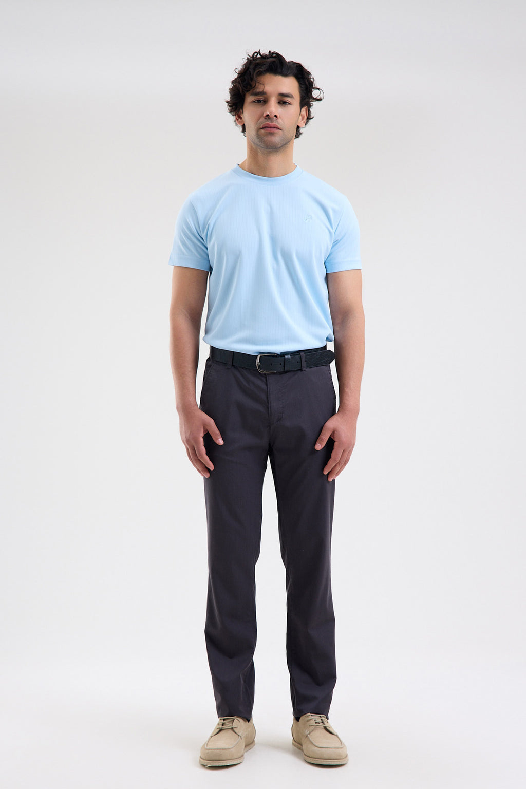 Tencel-Blend Stretch Trousers