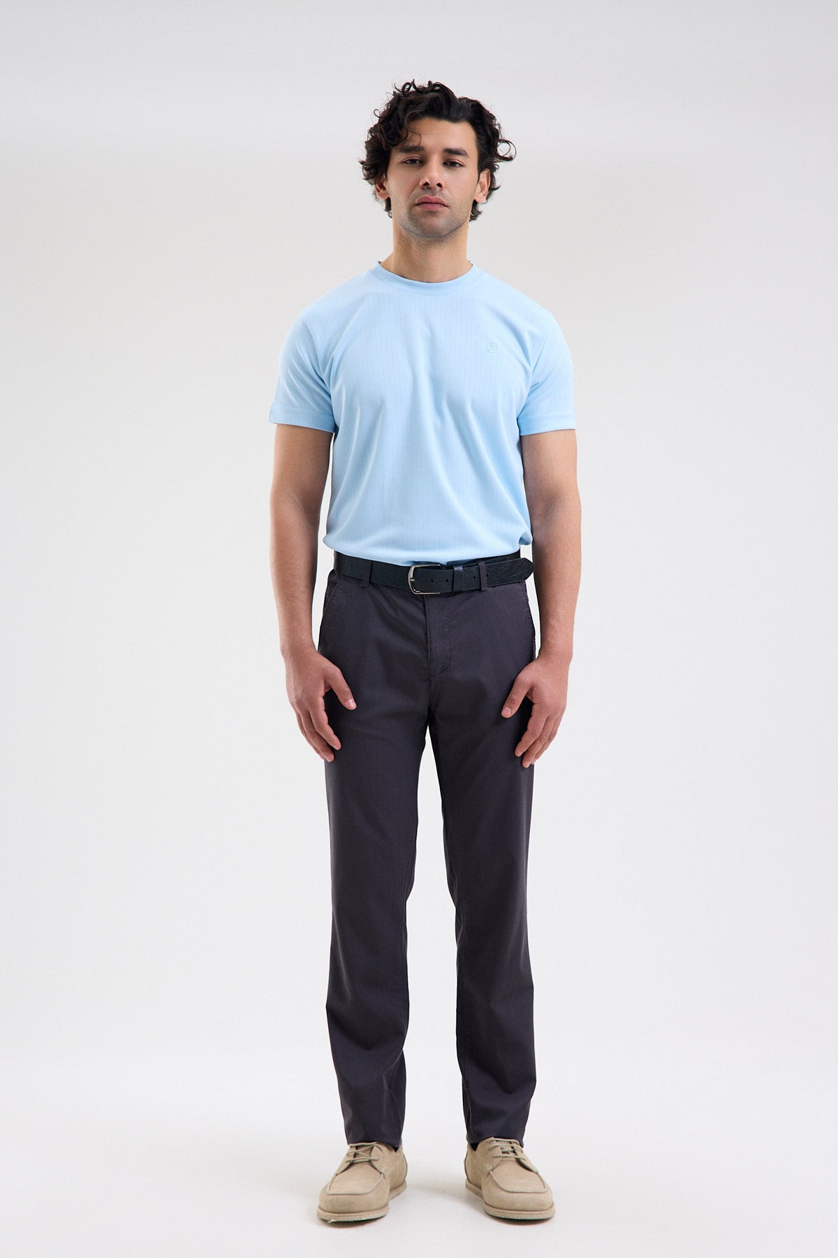 Tencel-Blend Stretch Trousers