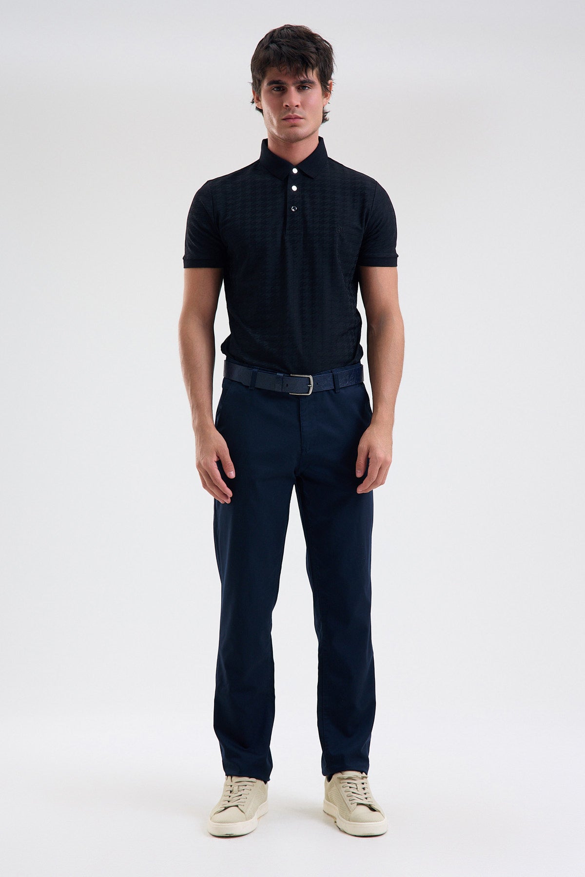 Tencel-Blend Stretch Trousers