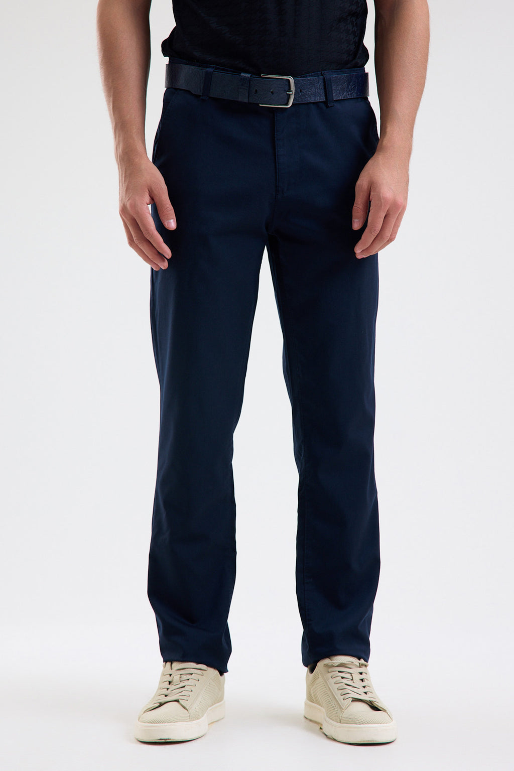 Tencel-Blend Stretch Trousers