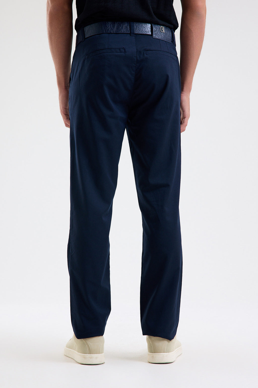 Tencel-Blend Stretch Trousers