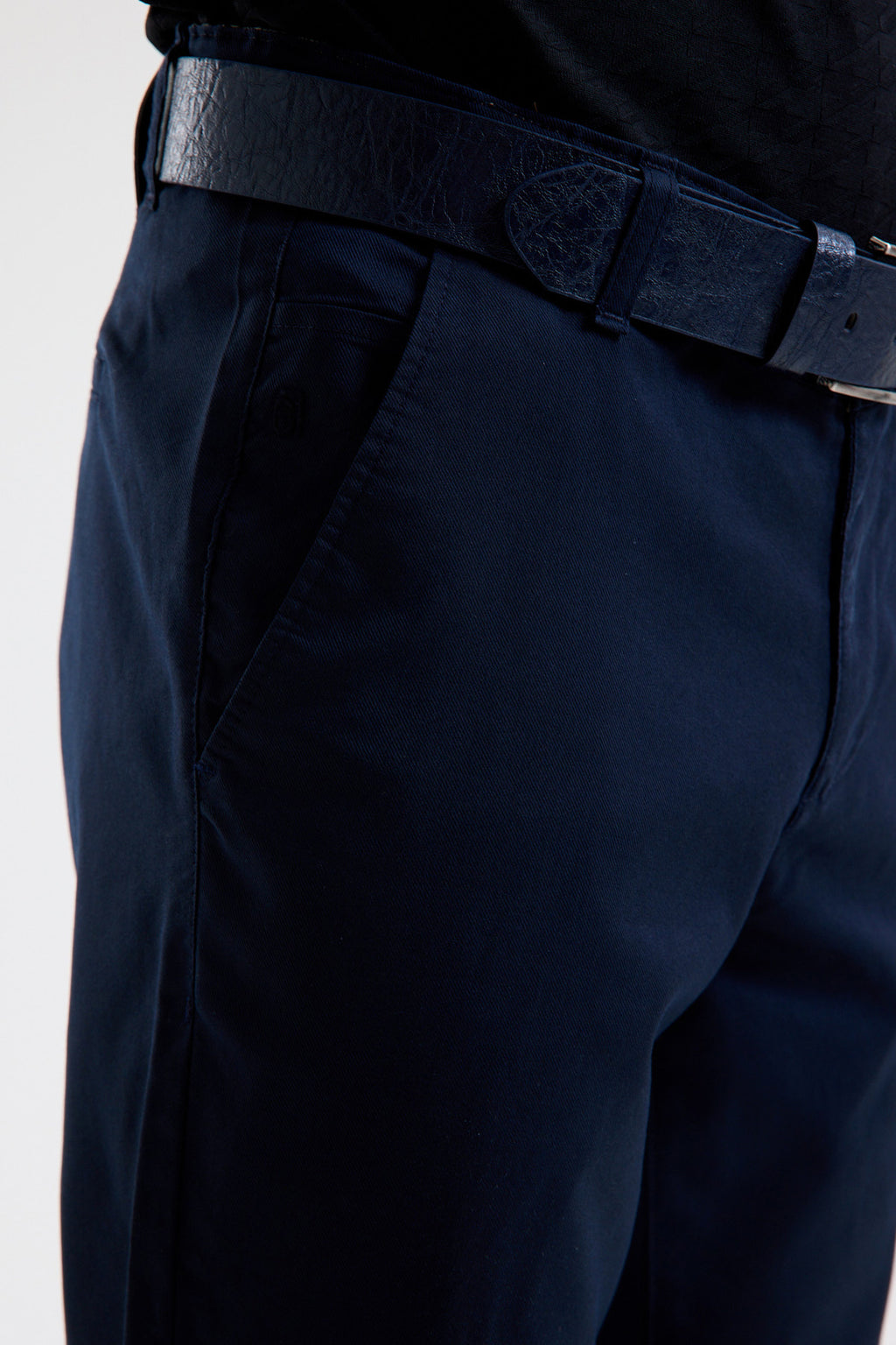 Tencel-Blend Stretch Trousers