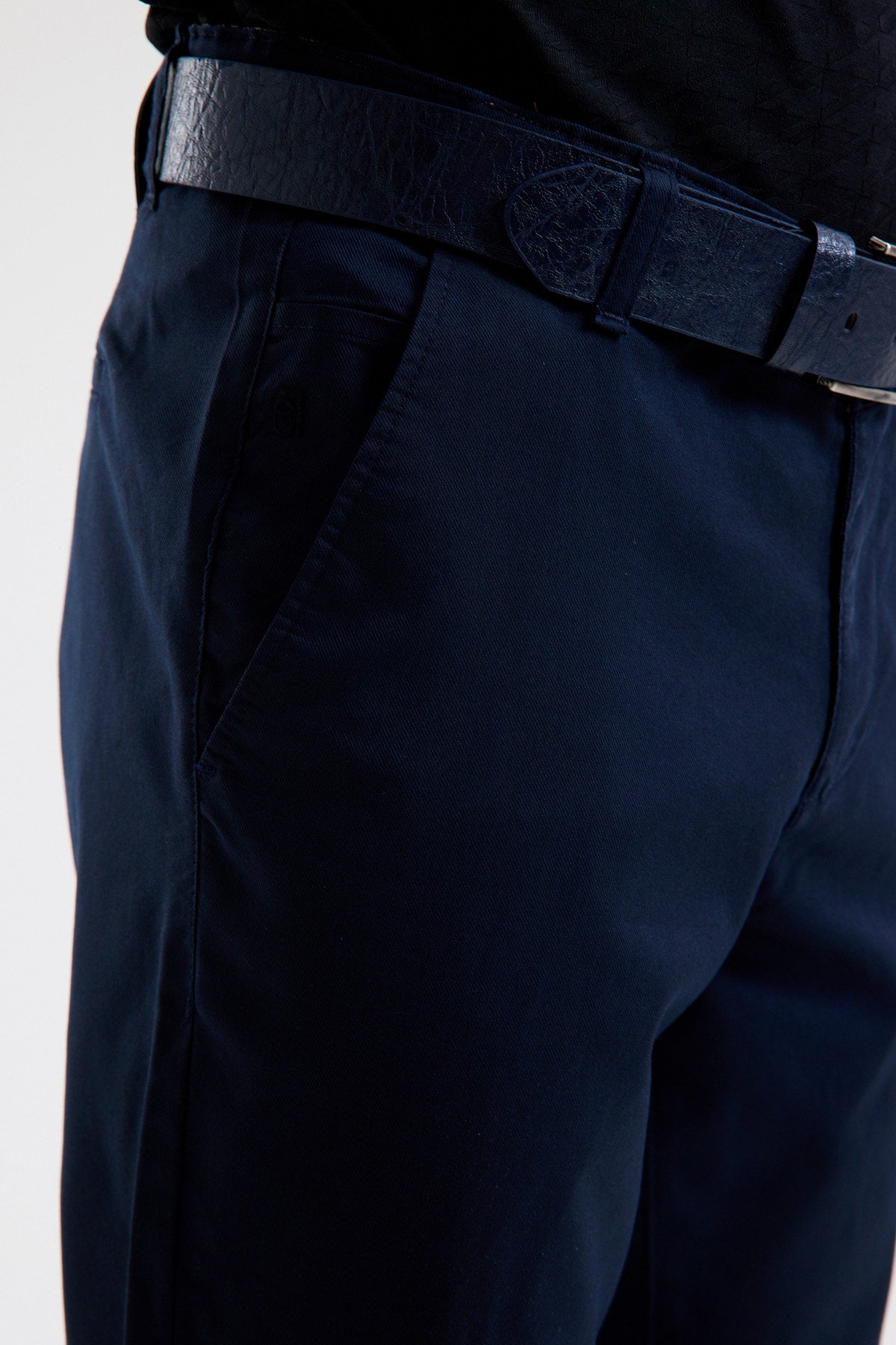 Tencel-Blend Stretch Trousers