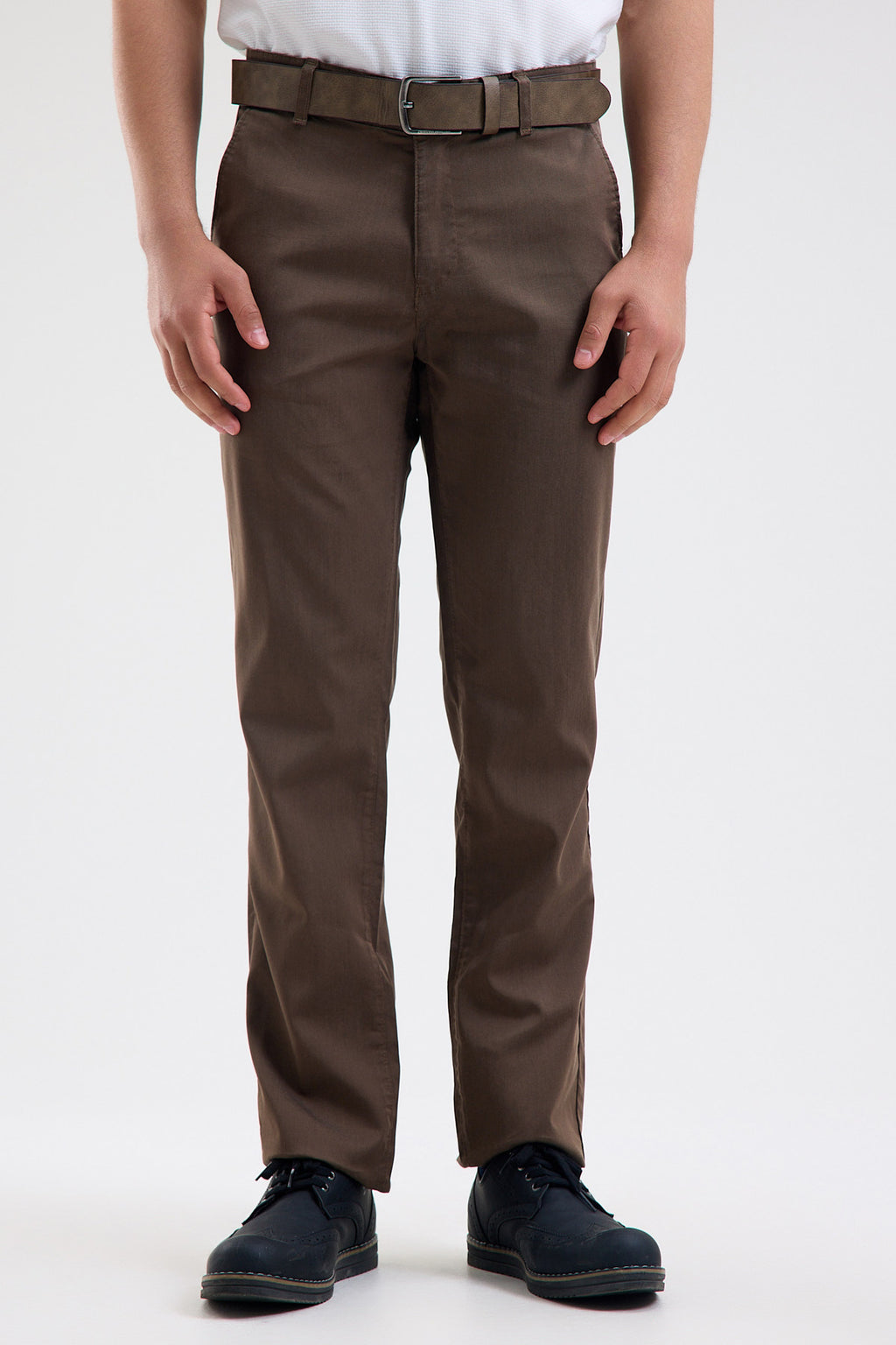Tencel-Blend Stretch Trousers