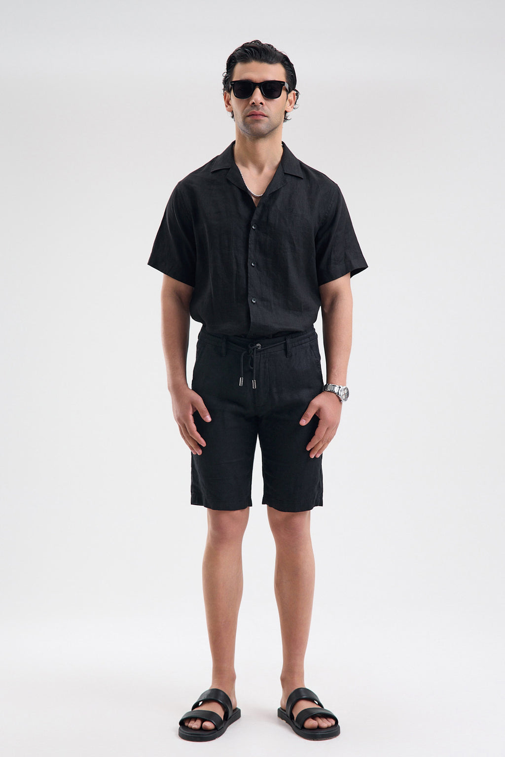 Pure Linen Shorts