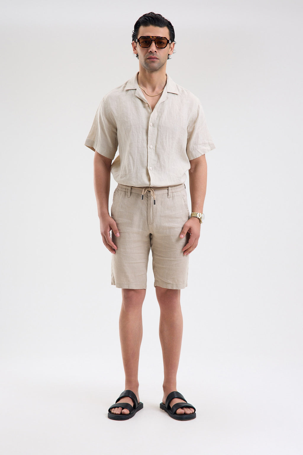 Pure Linen Shorts