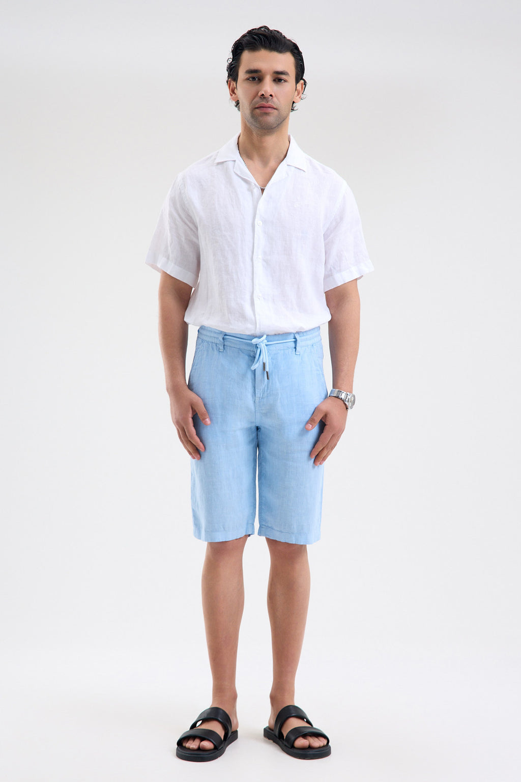 Pure Linen Shorts