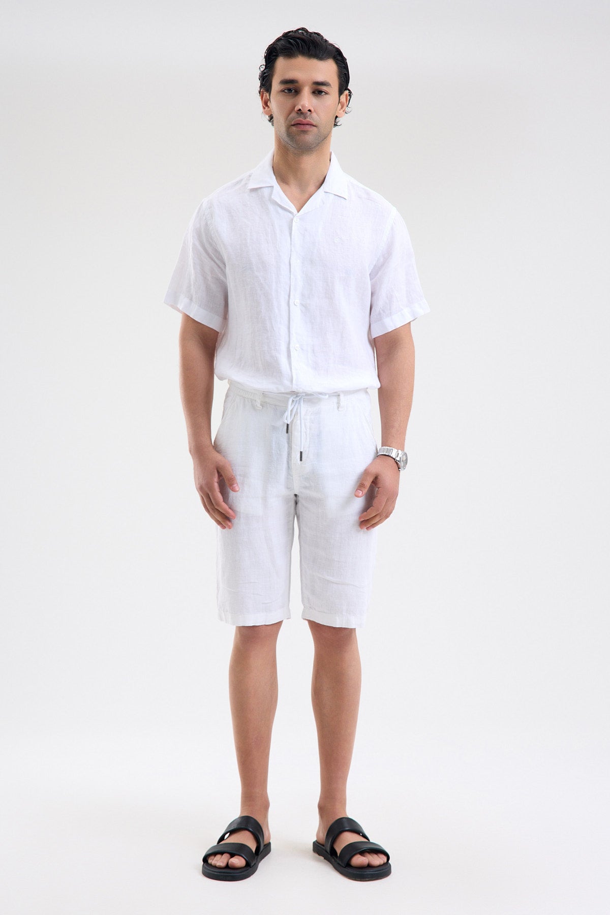 Pure Linen Shorts