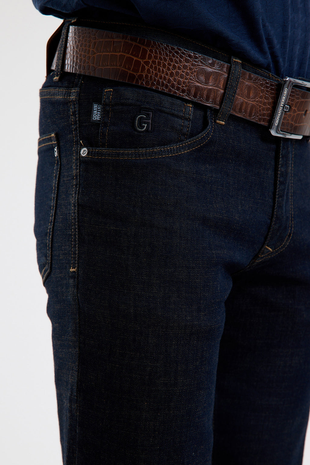 Cotton-Blend Stretch Denim Jeans
