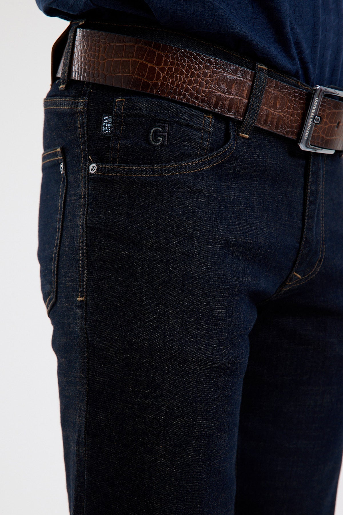 Cotton-Blend Stretch Denim Jeans