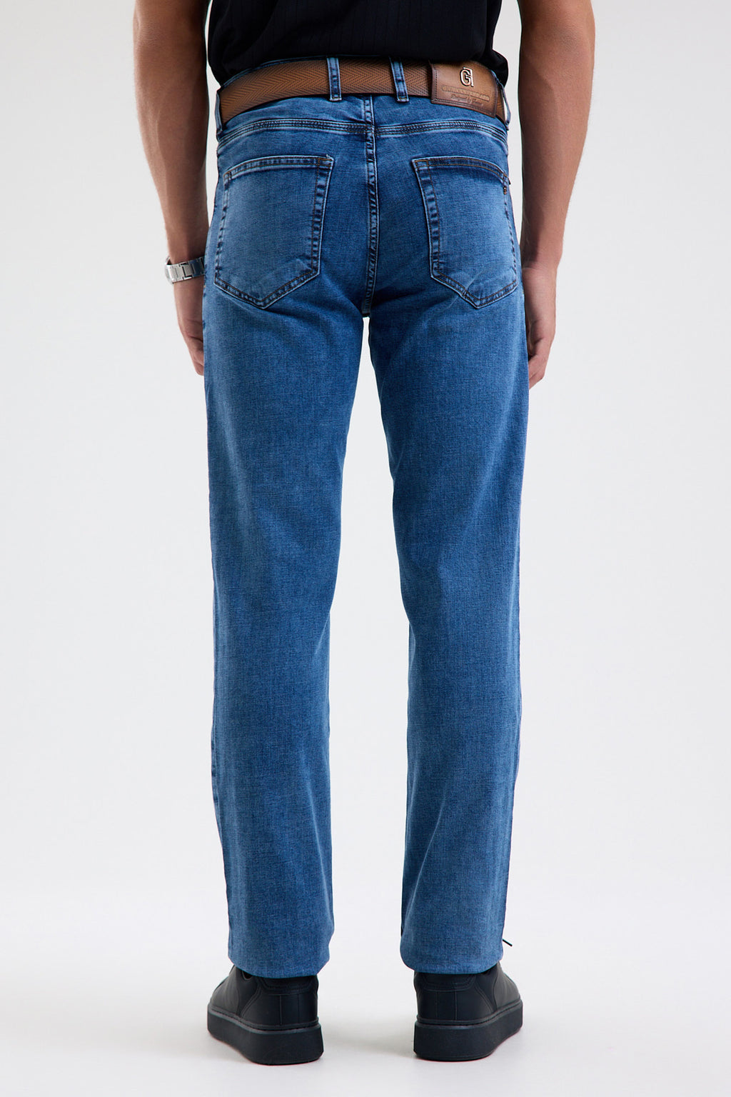 Cotton-Blend Stretch Denim Jeans