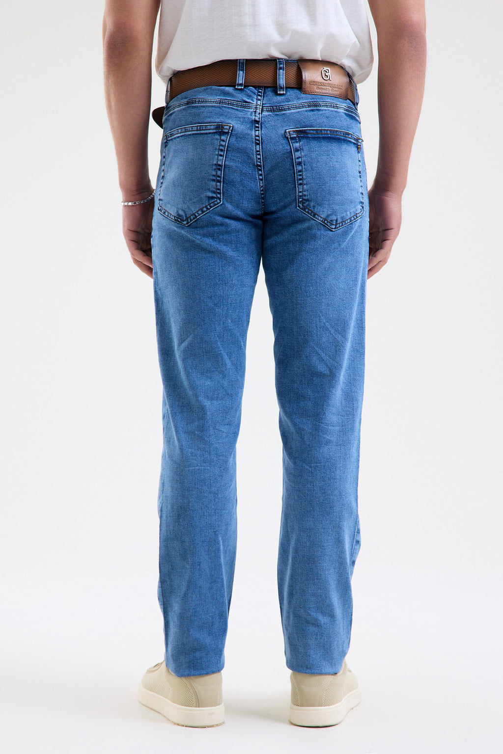 Cotton-Blend Stretch Denim Jeans