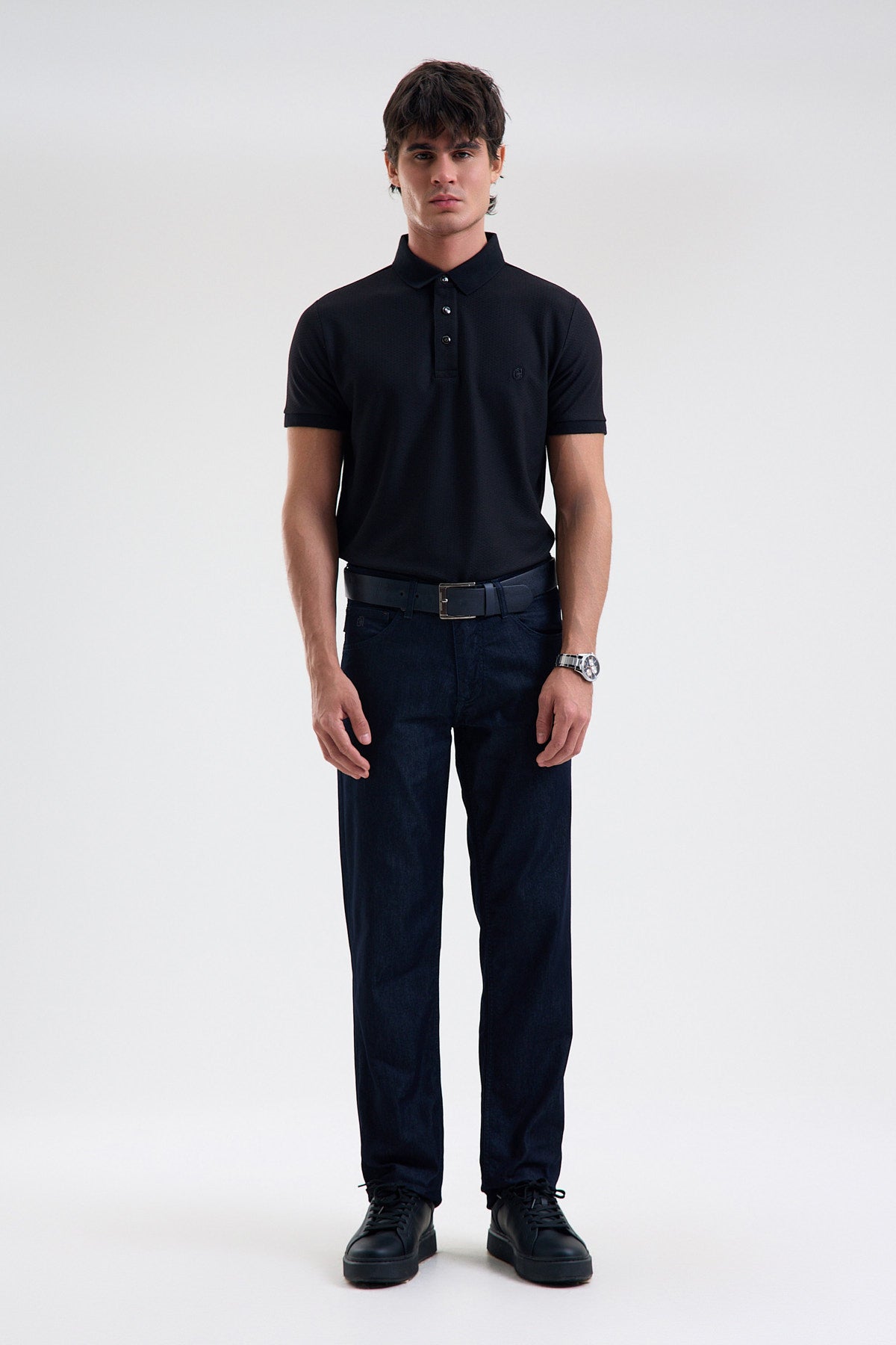 Cotton-Blend Stretch Denim Jeans