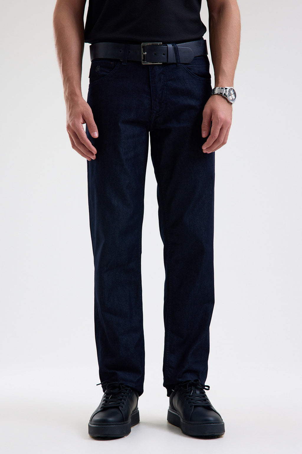 Cotton-Blend Stretch Denim Jeans