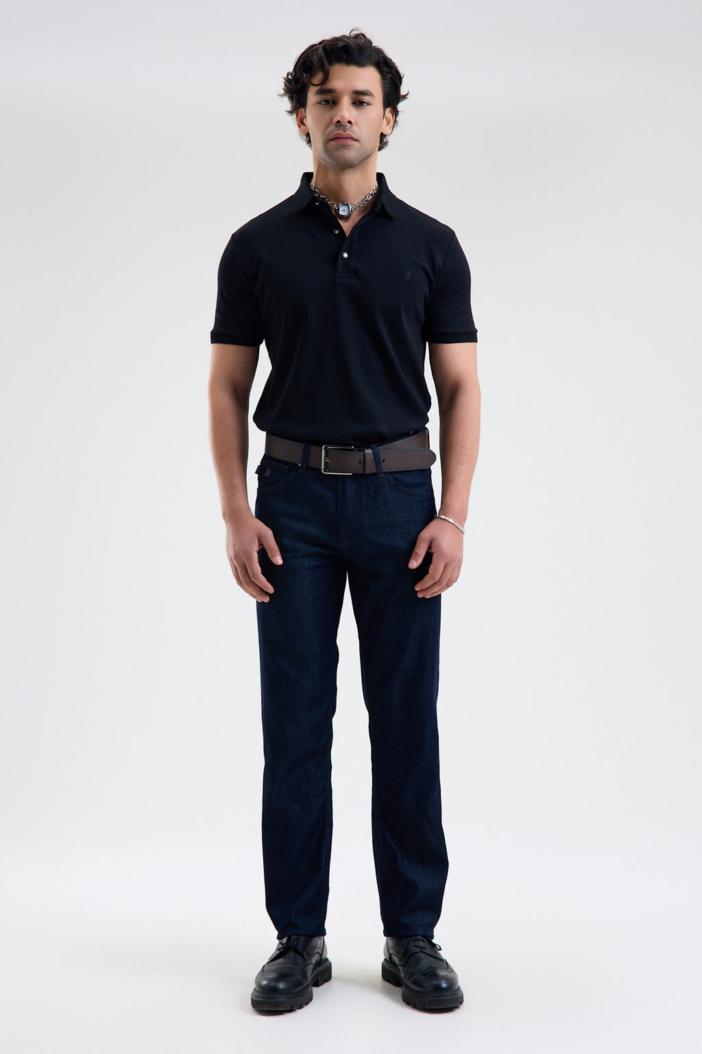 Cotton-Blend Stretch Denim Jeans
