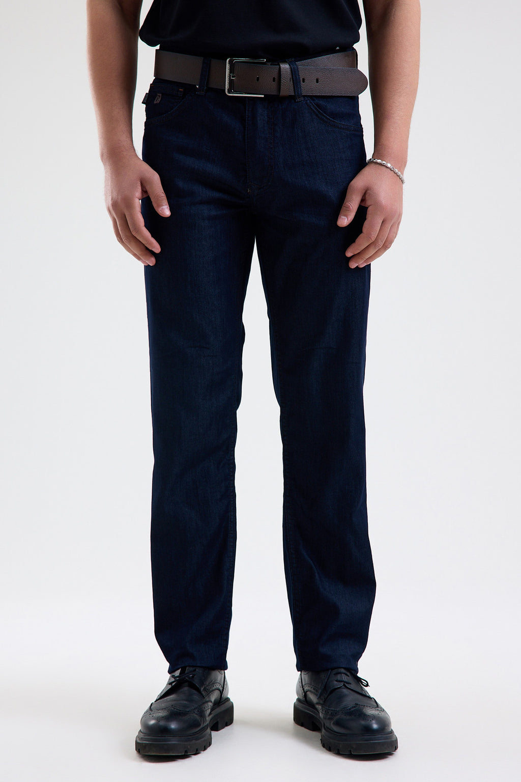 Cotton-Blend Stretch Denim Jeans