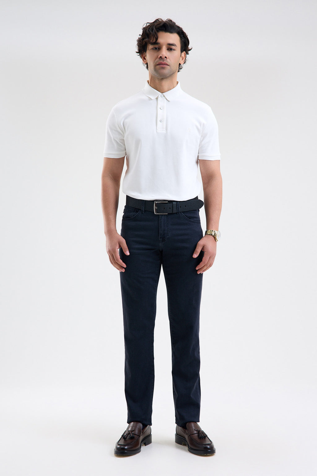 Cotton-Blend Stretch Denim Jeans