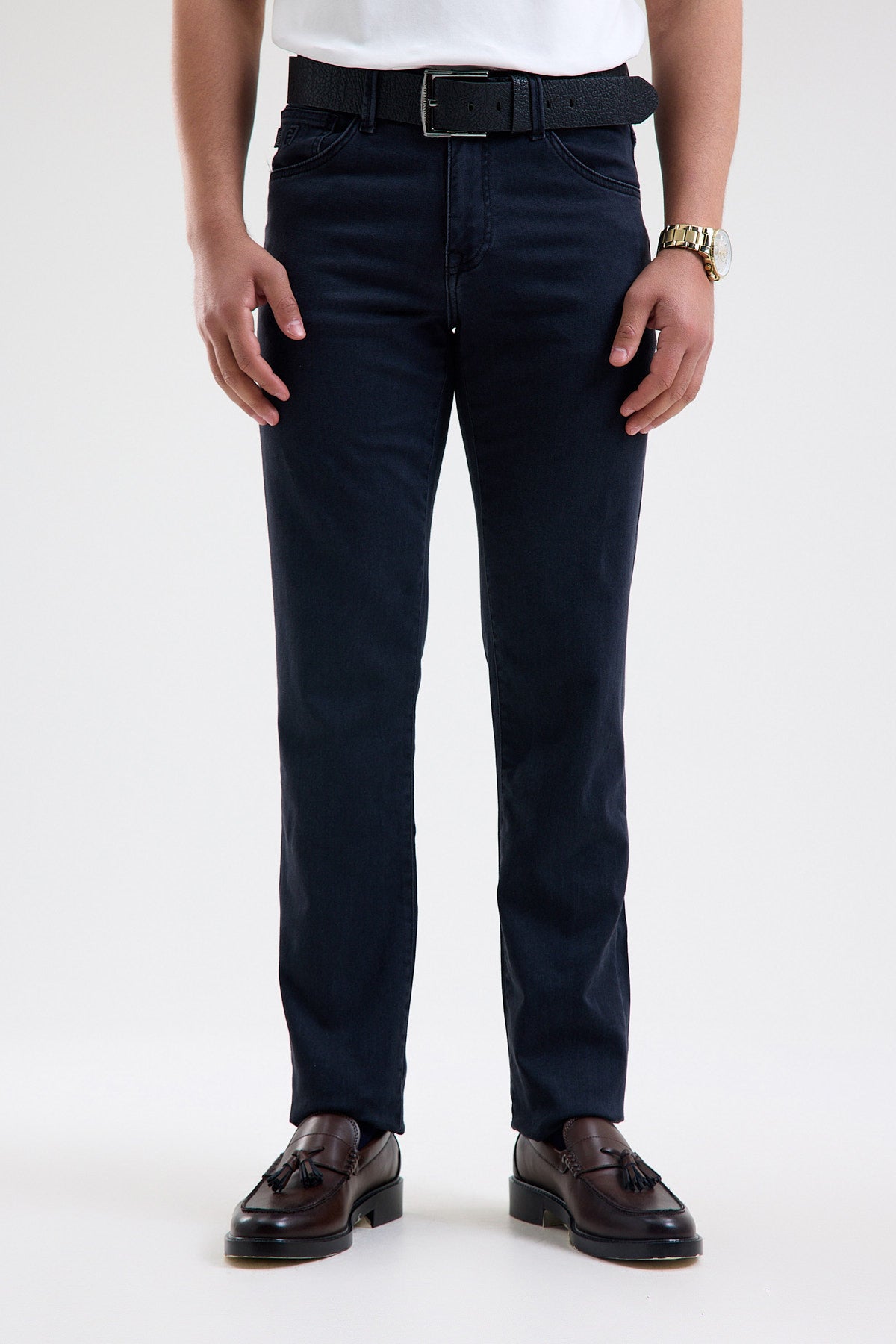Cotton-Blend Stretch Denim Jeans