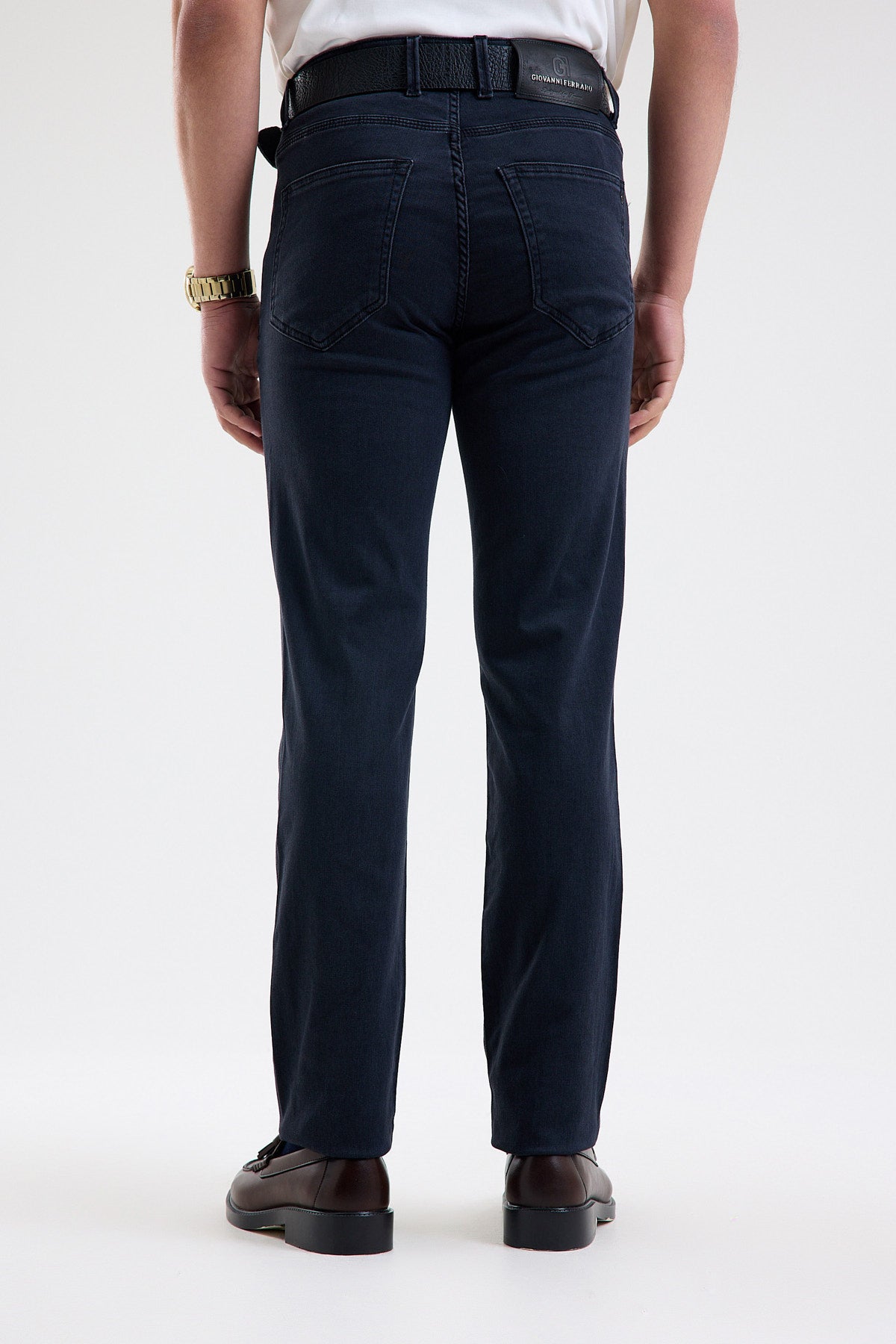 Cotton-Blend Stretch Denim Jeans