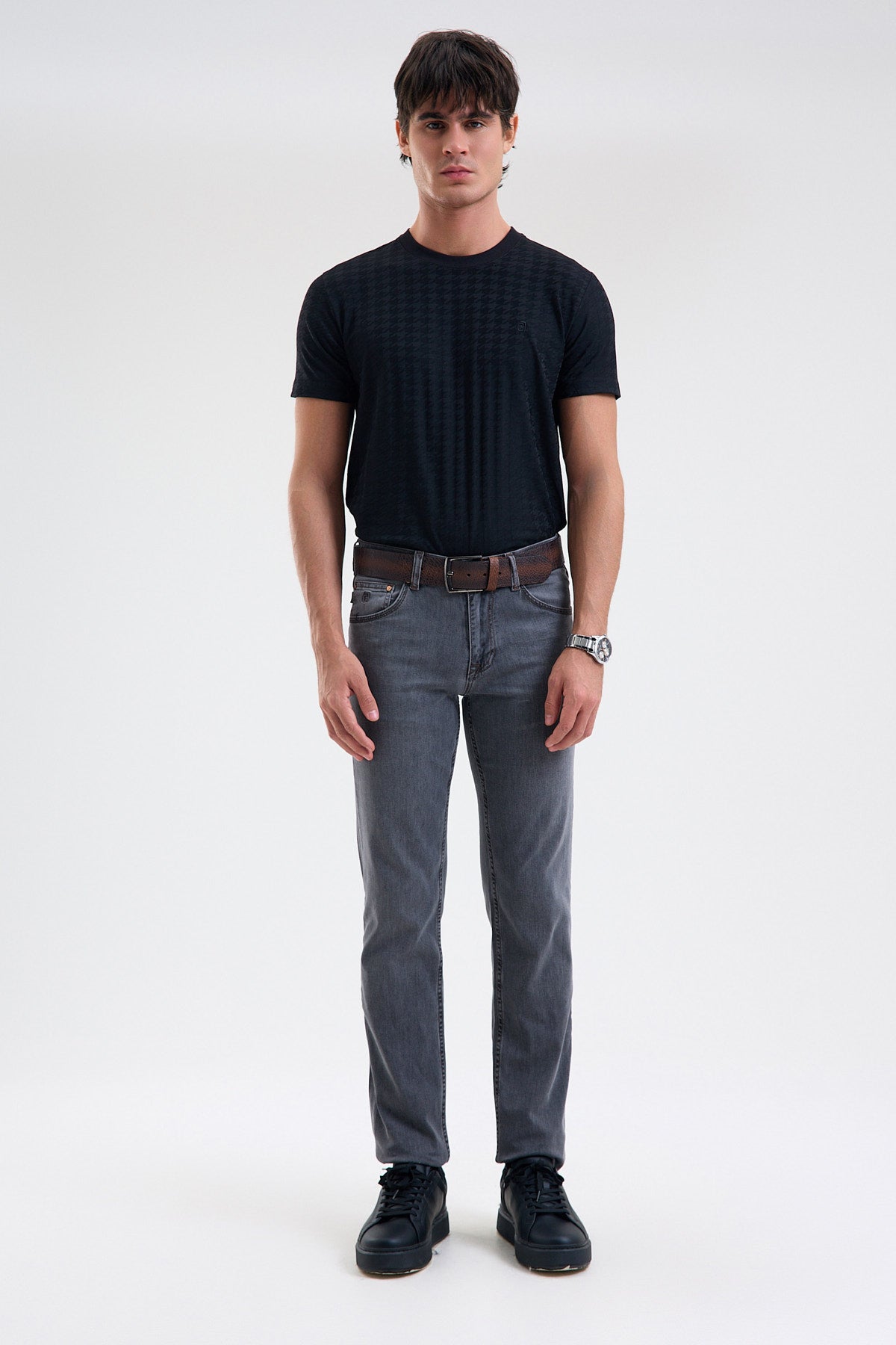 Cotton-Blend Stretch Denim Jeans