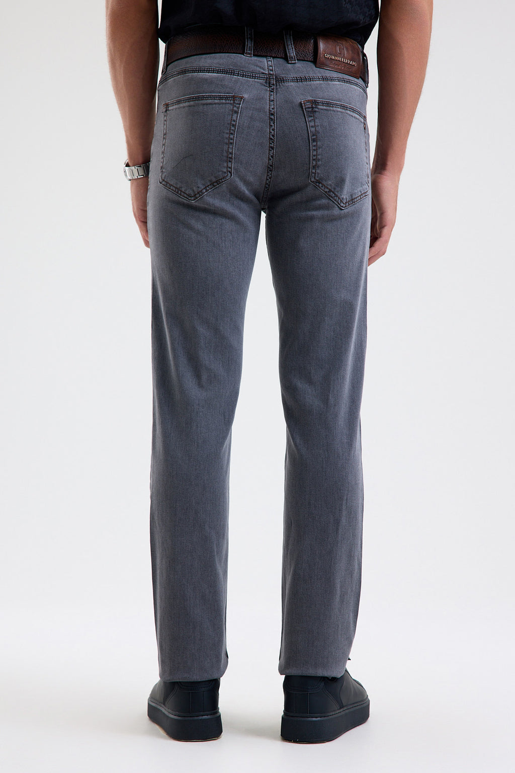 Cotton-Blend Stretch Denim Jeans